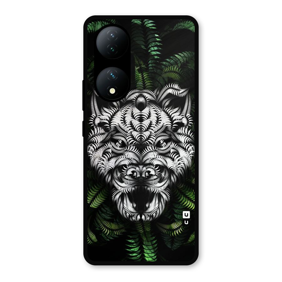 Aztec Art Tiger Metal Back Case for Vivo T2