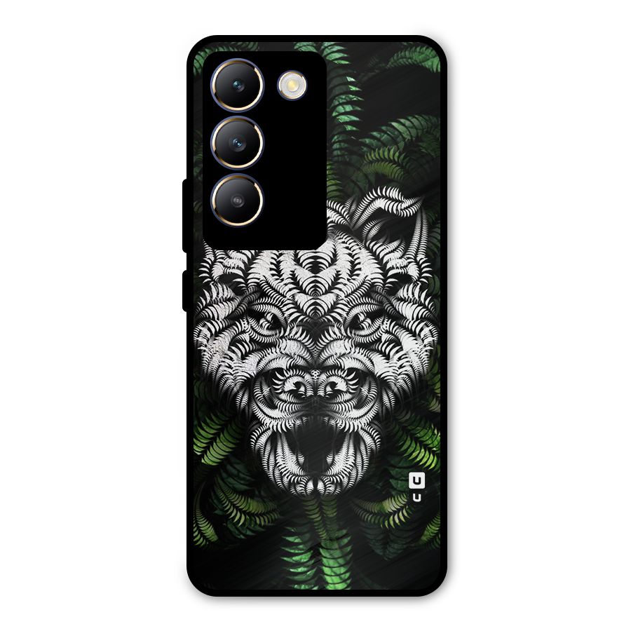 Aztec Art Tiger Metal Back Case for Vivo T3 5G