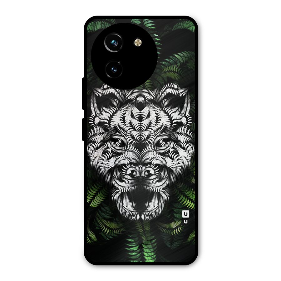 Aztec Art Tiger Metal Back Case for Vivo T3x