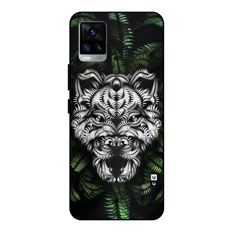Aztec Art Tiger Metal Back Case for Vivo V20 2021