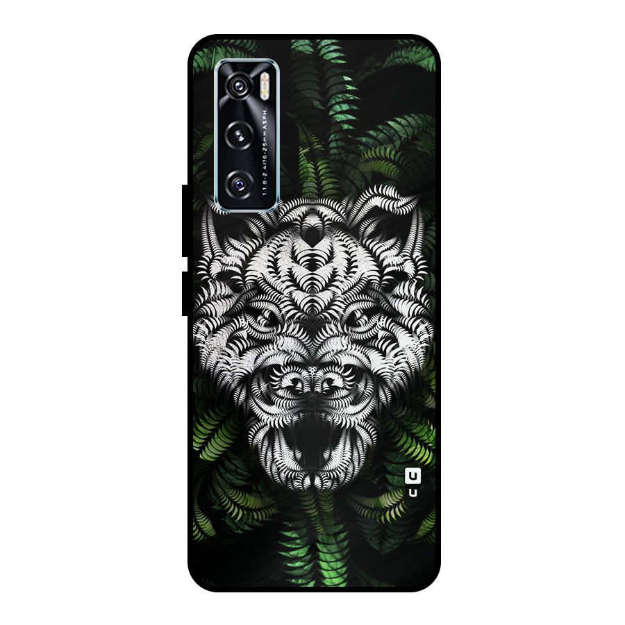 Aztec Art Tiger Metal Back Case for Vivo V20 SE