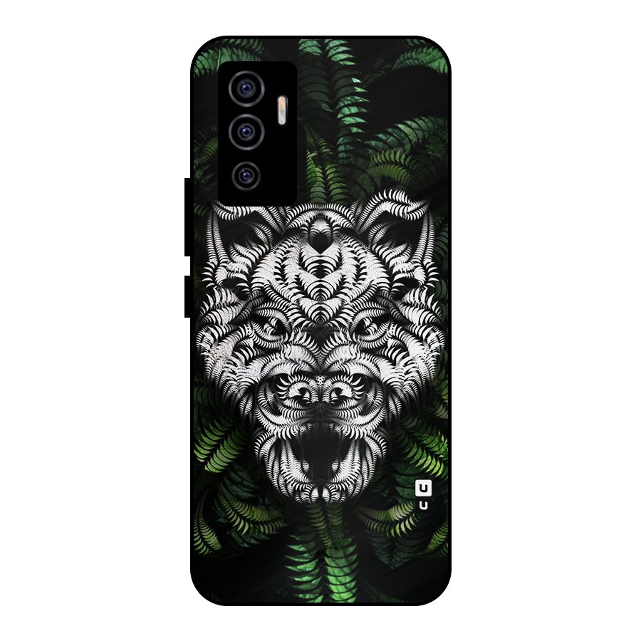 Aztec Art Tiger Metal Back Case for Vivo V23e