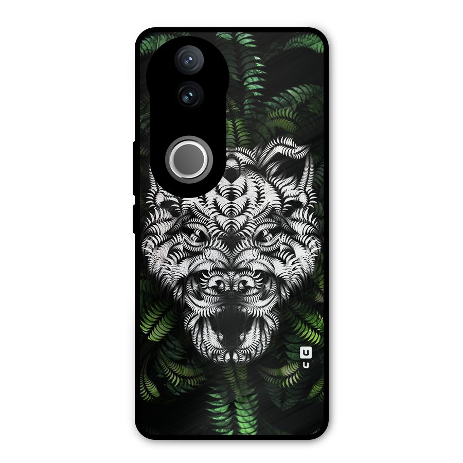 Aztec Art Tiger Metal Back Case for Vivo V50e