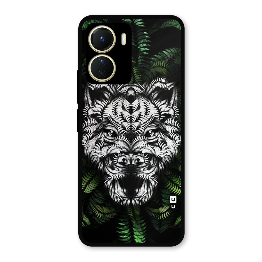 Aztec Art Tiger Metal Back Case for Vivo Y16