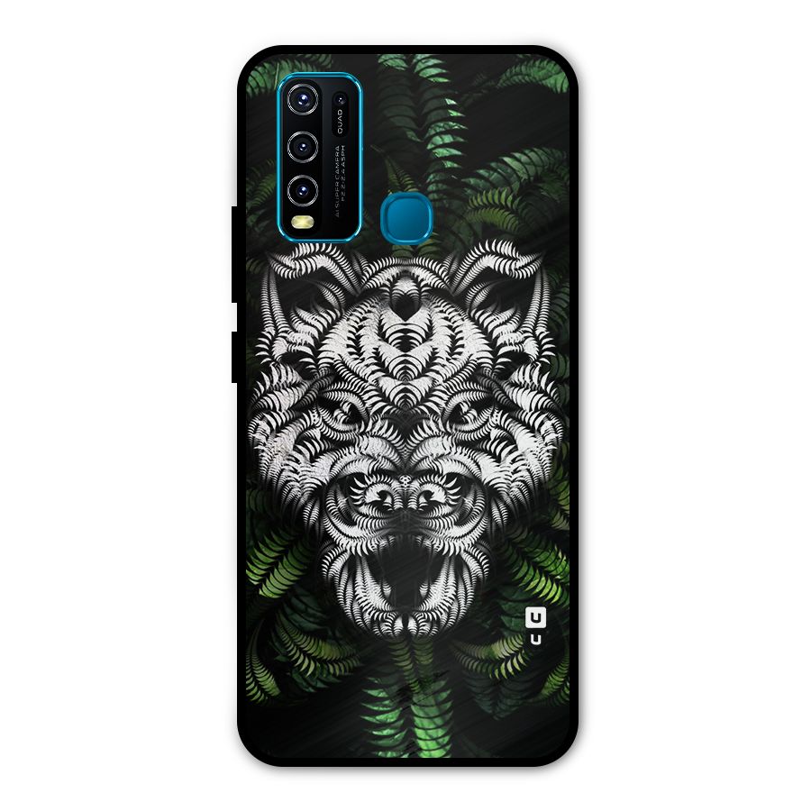 Aztec Art Tiger Metal Back Case for Vivo Y30