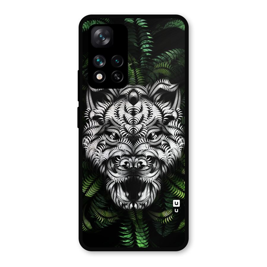 Aztec Art Tiger Metal Back Case for Xiaomi 11i Hypercharge 5G