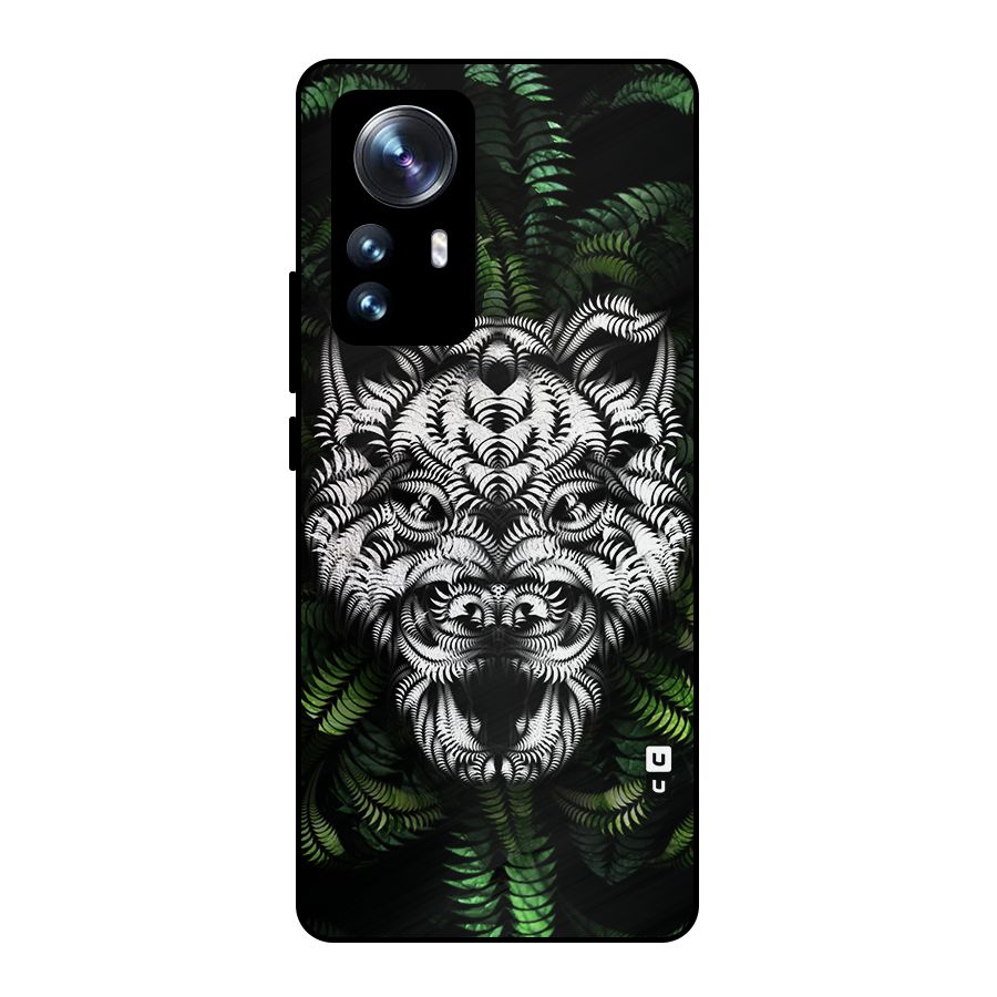 Aztec Art Tiger Metal Back Case for Xiaomi 12 Pro