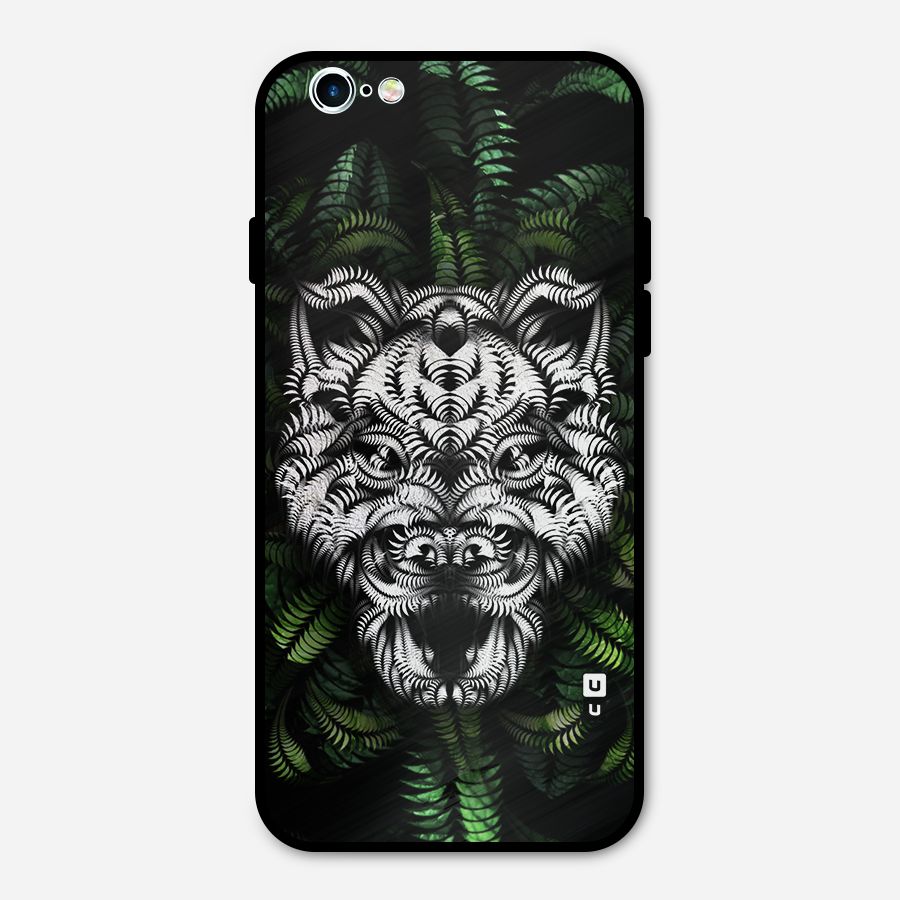 Aztec Art Tiger Metal Back Case for iPhone 6 6s