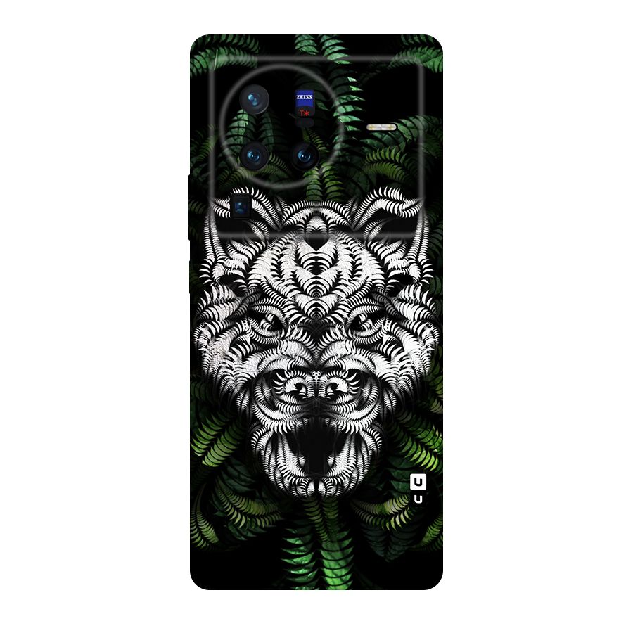 Aztec Art Tiger Original Polycarbonate Back Case for Vivo X80
