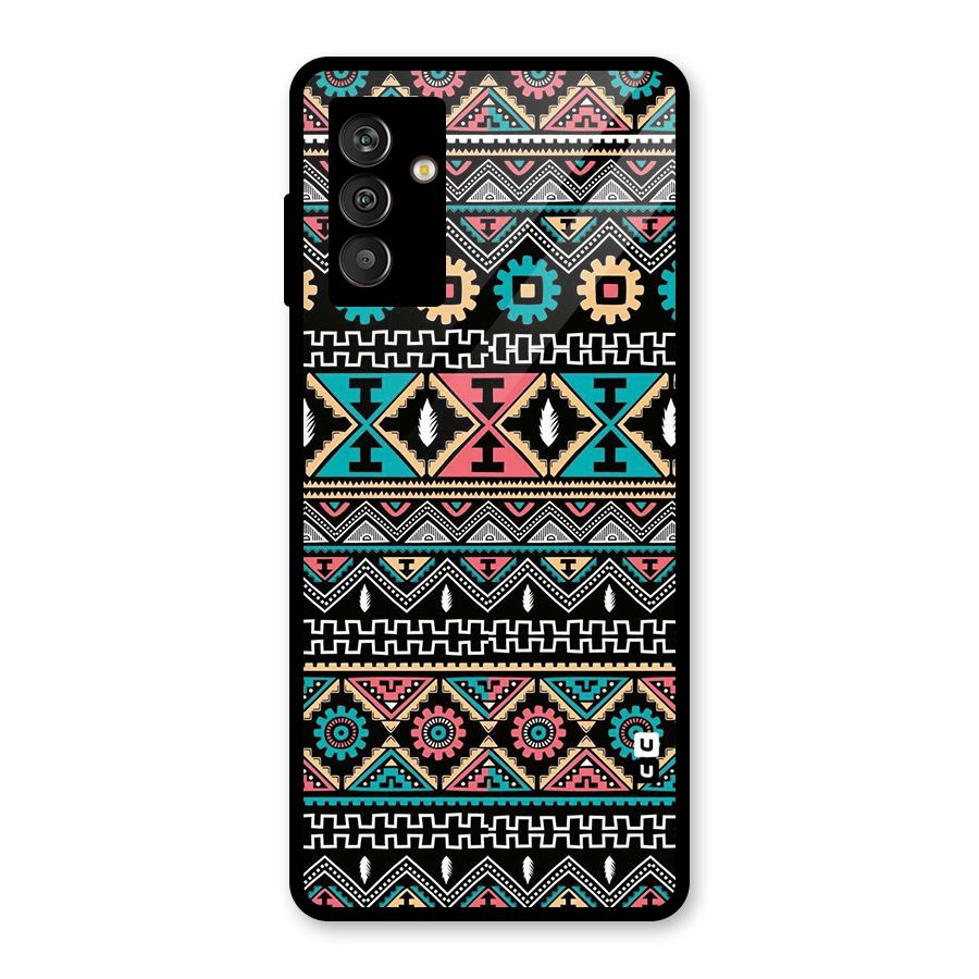 Aztec Beautiful Creativity Glass Back Case for Galaxy M13