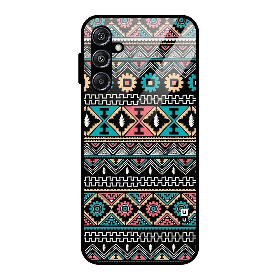 Aztec Beautiful Creativity Glass Back Case for Galaxy M34 5G