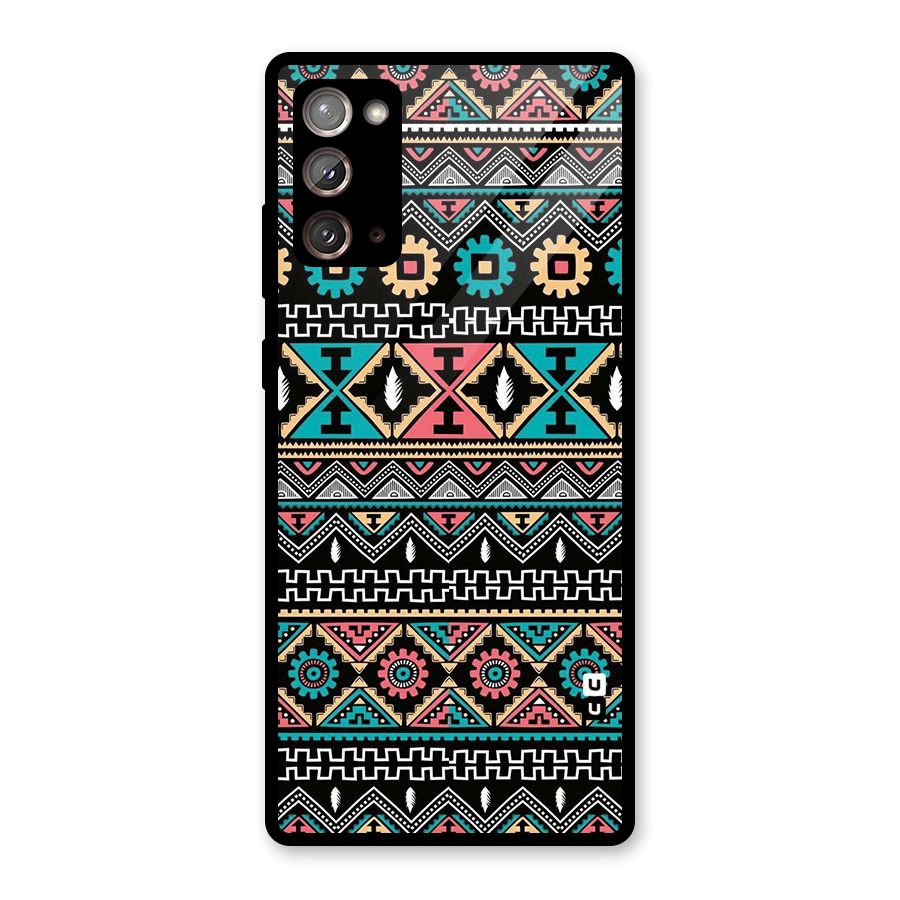 Aztec Beautiful Creativity Glass Back Case for Galaxy Note 20