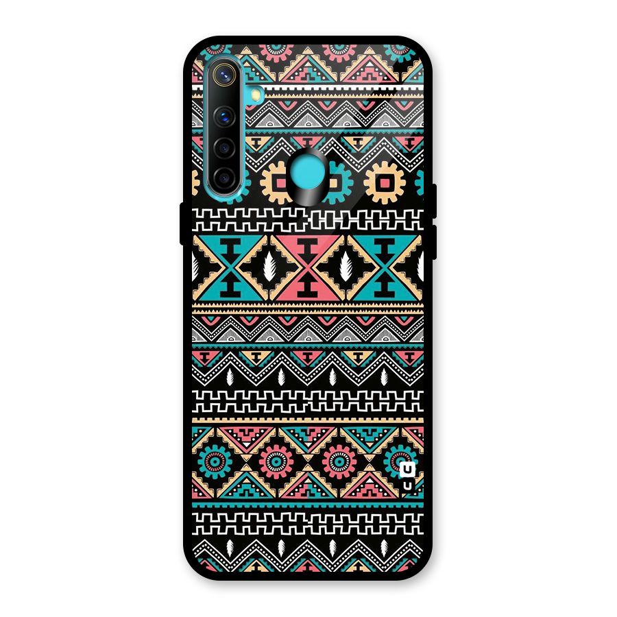 Aztec Beautiful Creativity Glass Back Case for Realme 5