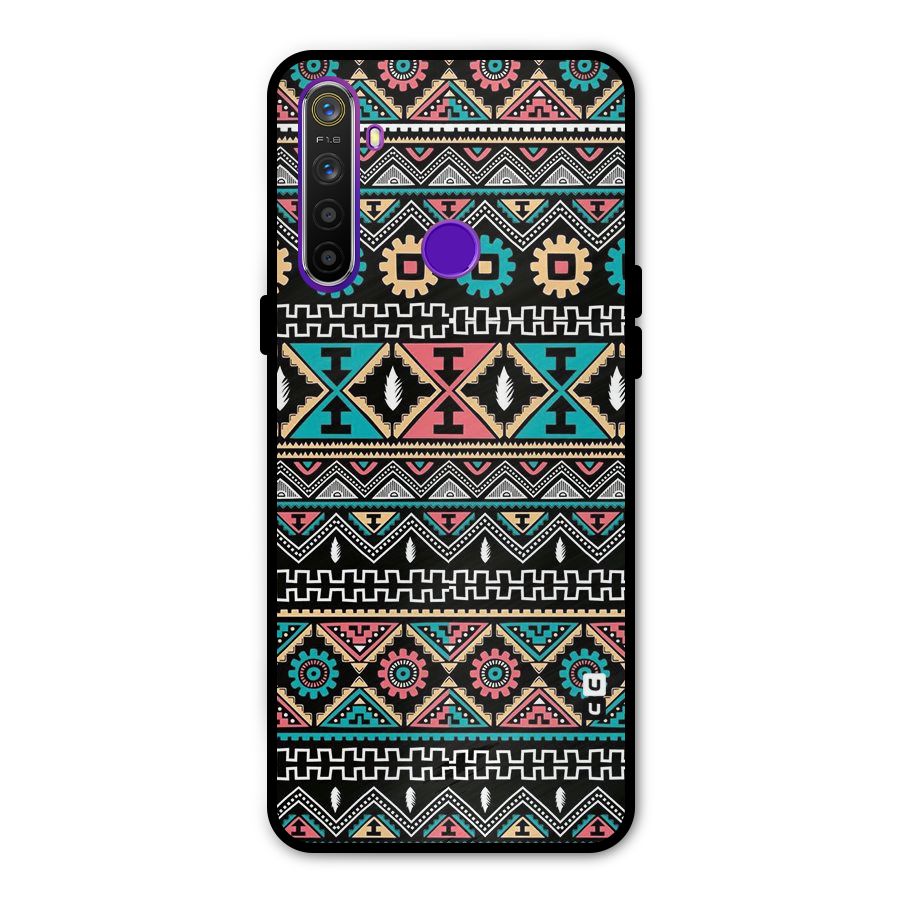 Aztec Beautiful Creativity Glass Back Case for Realme 5s