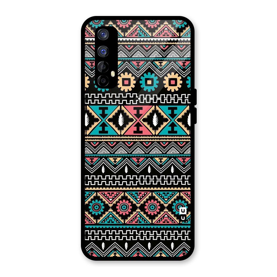 Aztec Beautiful Creativity Glass Back Case for Realme 7