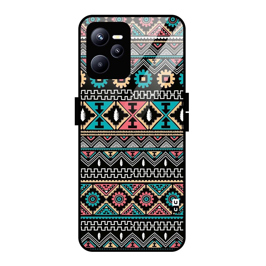 Aztec Beautiful Creativity Glass Back Case for Realme C35