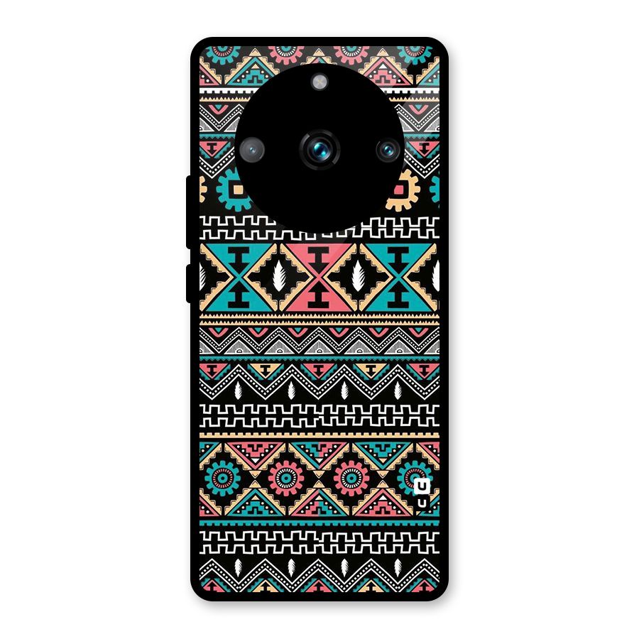 Aztec Beautiful Creativity Glass Back Case for Realme Narzo 60 Pro