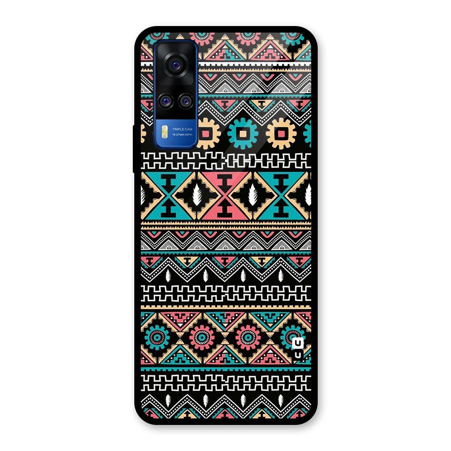 Aztec Beautiful Creativity Glass Back Case for Vivo Y31
