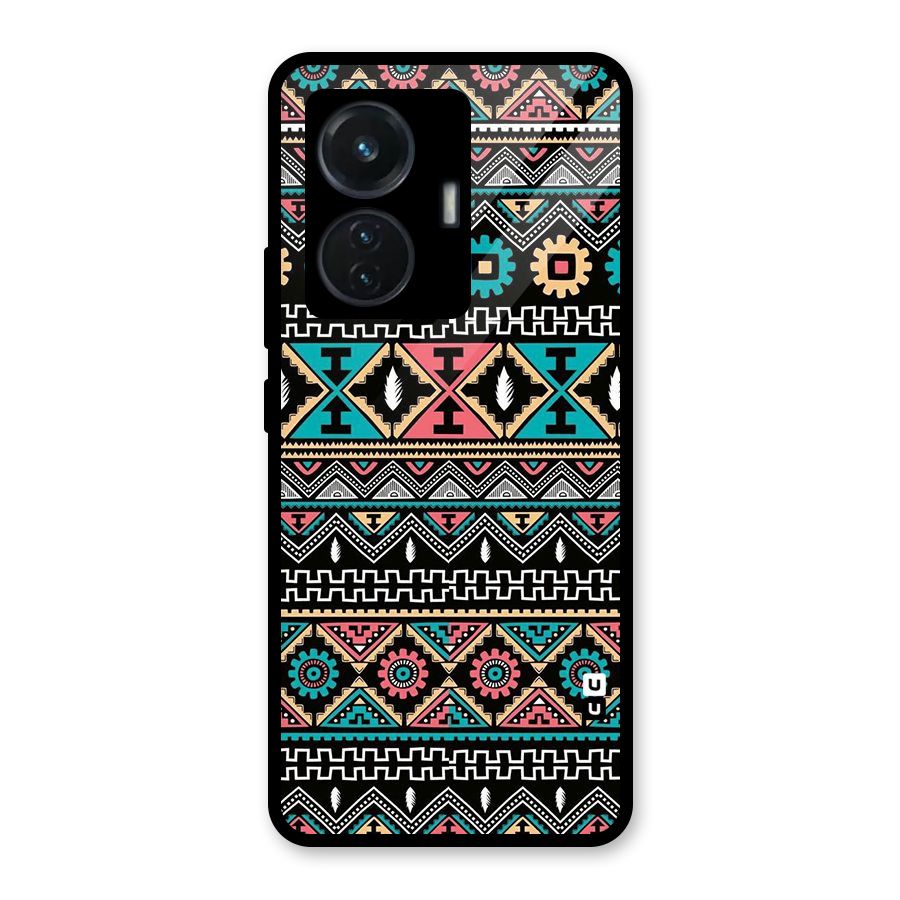 Aztec Beautiful Creativity Glass Back Case for iQOO Z6 44W