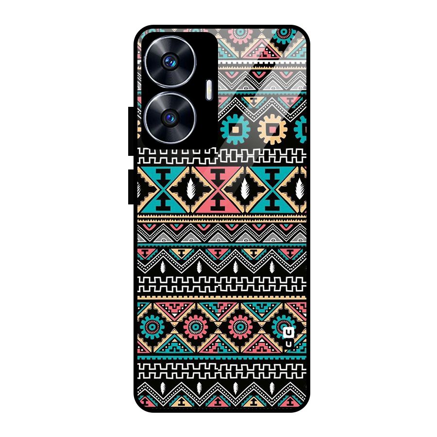 Aztec Beautiful Creativity Glass Back Case for realme C55