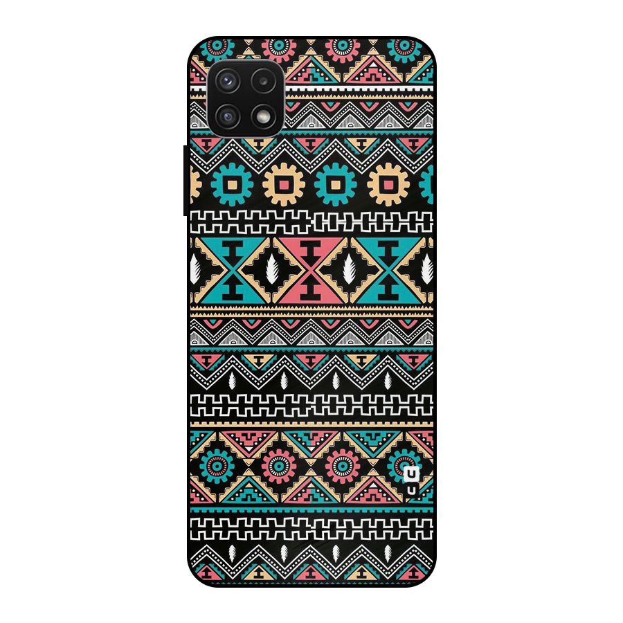 Aztec Beautiful Creativity Metal Back Case for Galaxy A22 5G