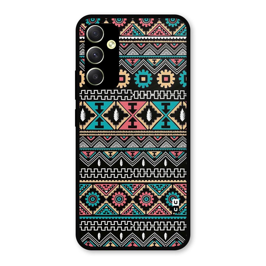 Aztec Beautiful Creativity Metal Back Case for Galaxy A34