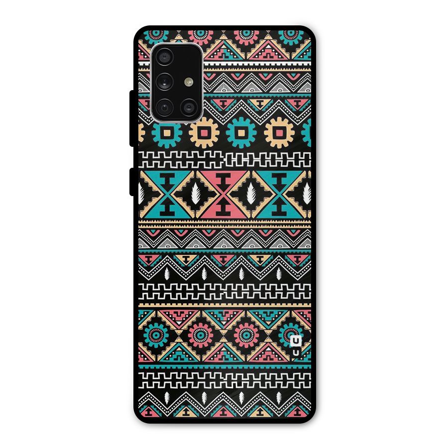 Aztec Beautiful Creativity Metal Back Case for Galaxy A71