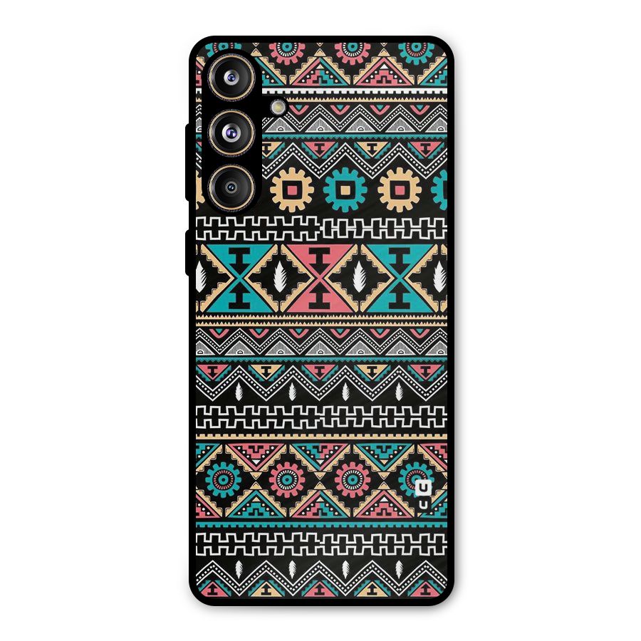 Aztec Beautiful Creativity Metal Back Case for Galaxy F55