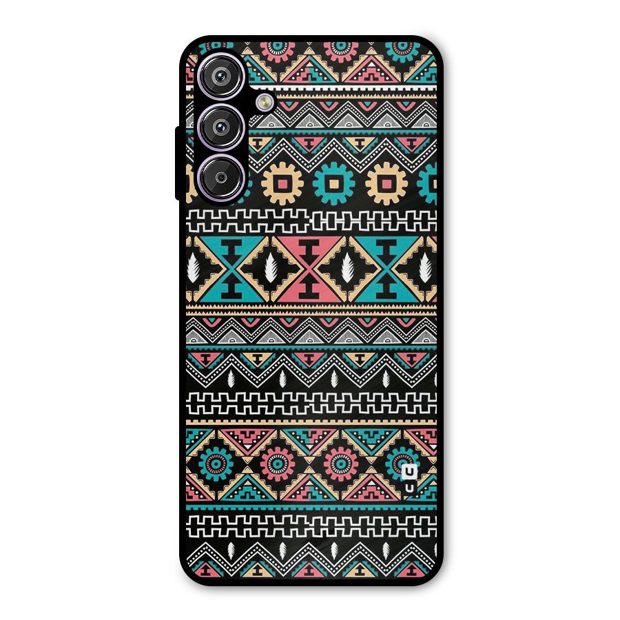 Aztec Beautiful Creativity Metal Back Case for Galaxy M15