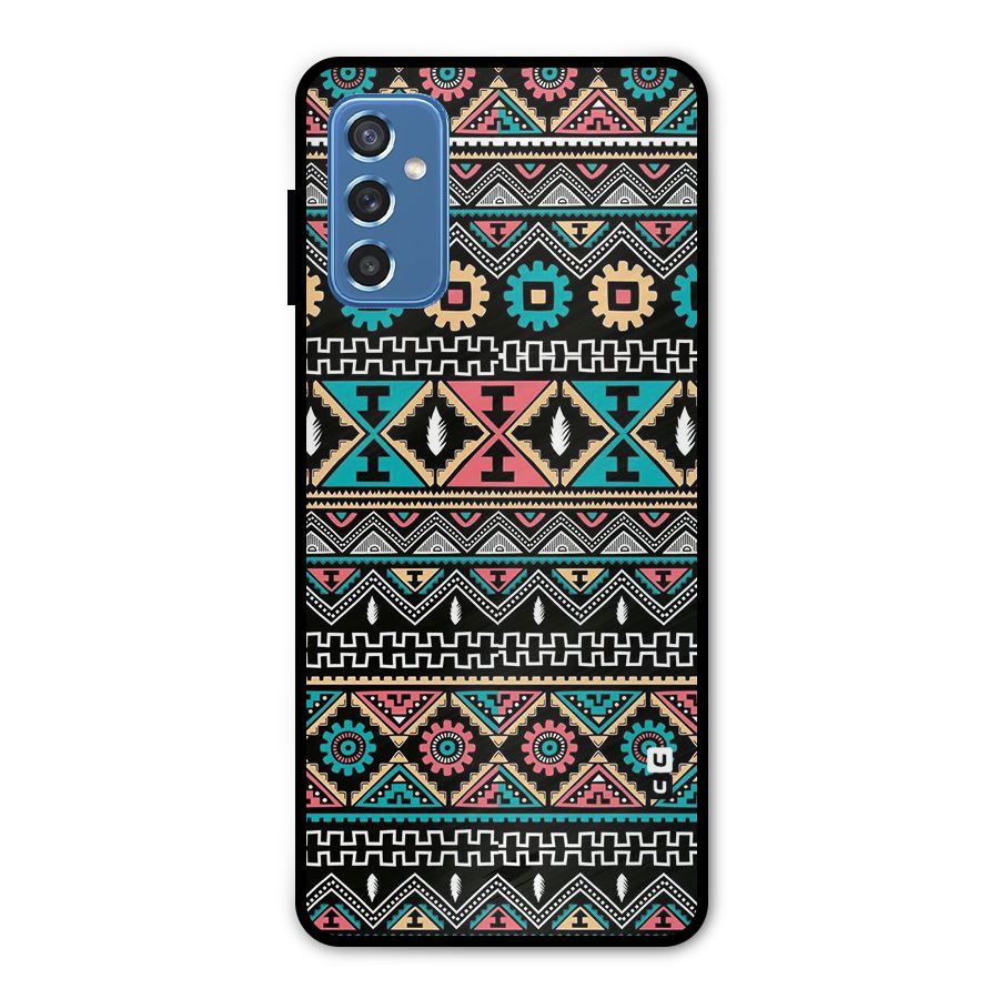 Aztec Beautiful Creativity Metal Back Case for Galaxy M52 5G