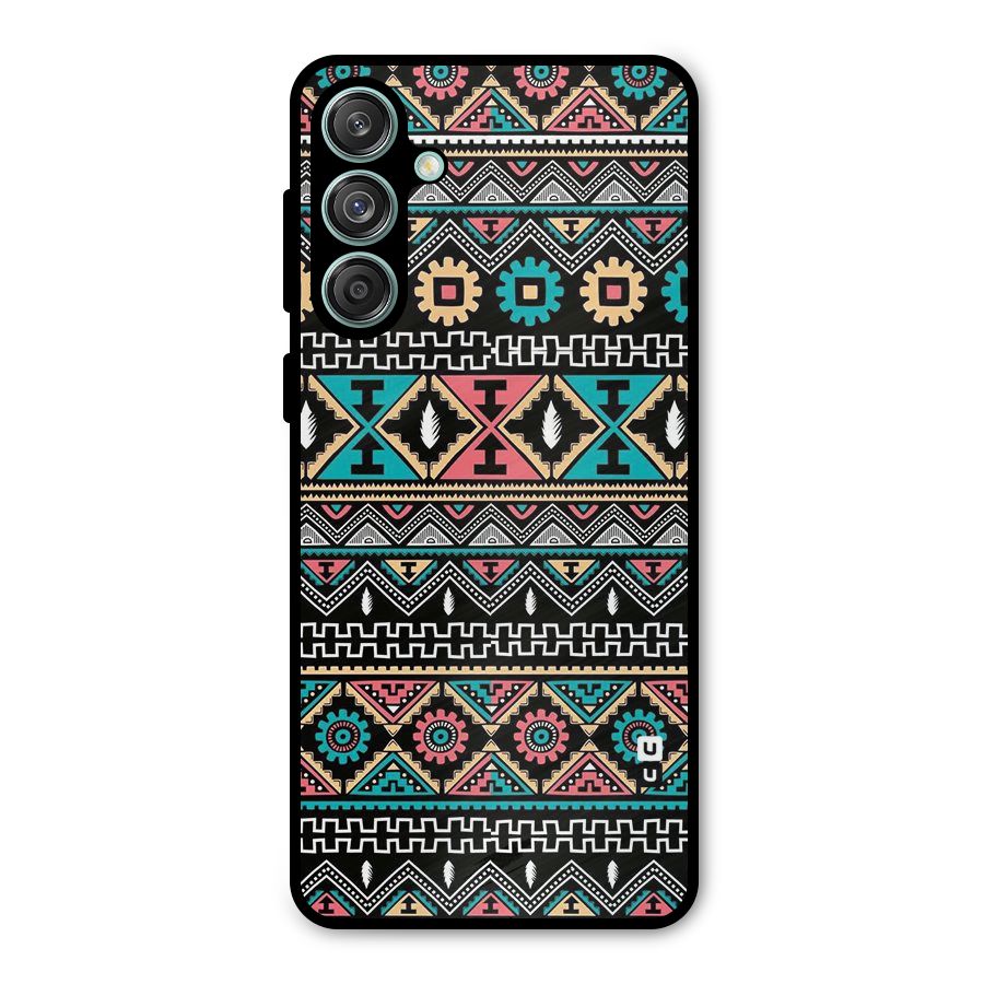 Aztec Beautiful Creativity Metal Back Case for Galaxy M55 5G