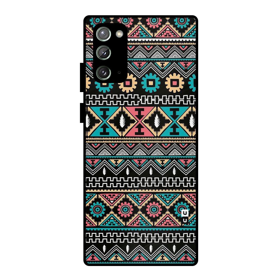 Aztec Beautiful Creativity Metal Back Case for Galaxy Note 20
