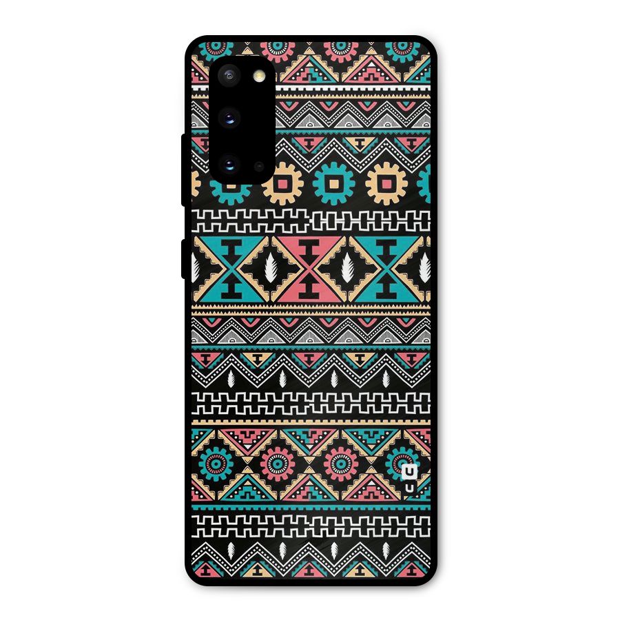 Aztec Beautiful Creativity Metal Back Case for Galaxy S20