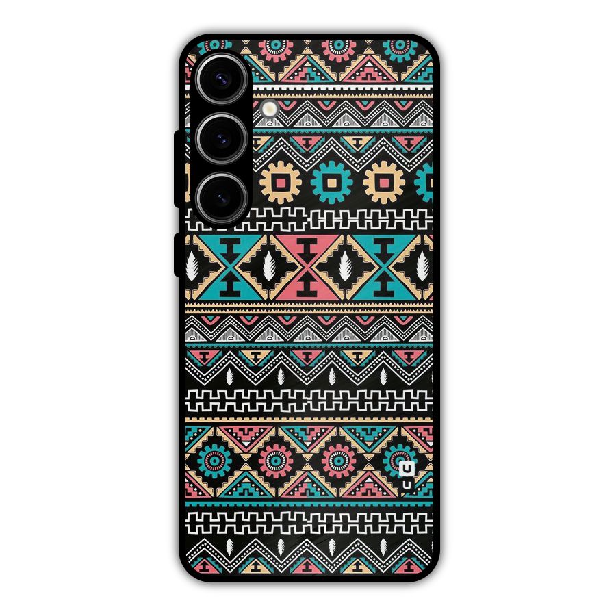 Aztec Beautiful Creativity Metal Back Case for Galaxy S24 Plus
