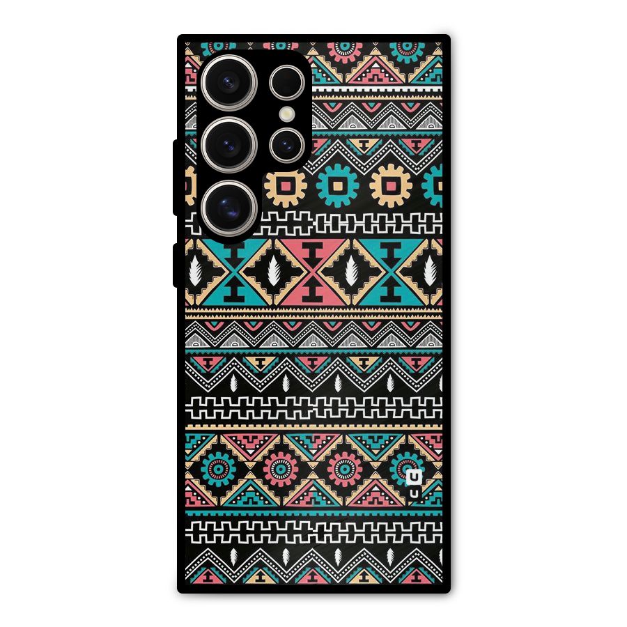 Aztec Beautiful Creativity Metal Back Case for Galaxy S24 Ultra