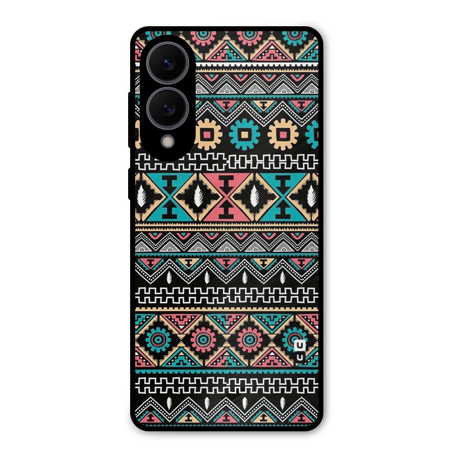Aztec Beautiful Creativity Metal Back Case for Galaxy S25 Edge