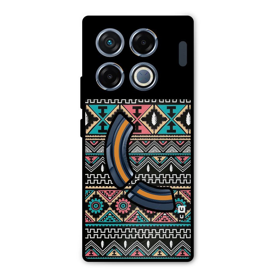 Aztec Beautiful Creativity Metal Back Case for Infinix GT 20 Pro