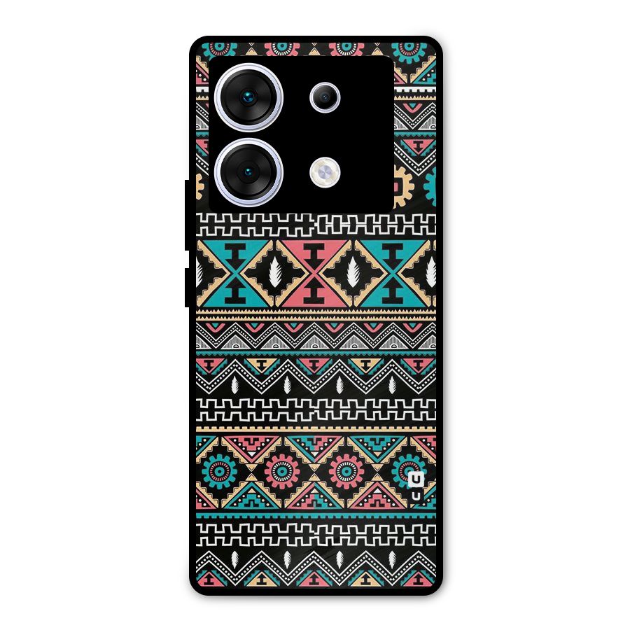 Aztec Beautiful Creativity Metal Back Case for Infinix Zero 30 5G