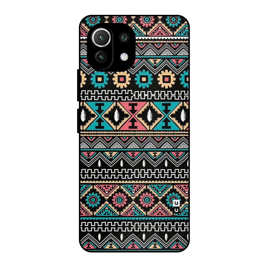 Aztec Beautiful Creativity Metal Back Case for Mi 11 Lite