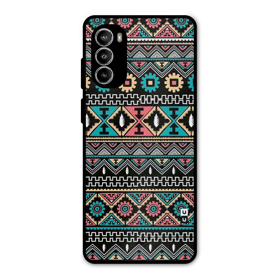 Aztec Beautiful Creativity Metal Back Case for Moto G82