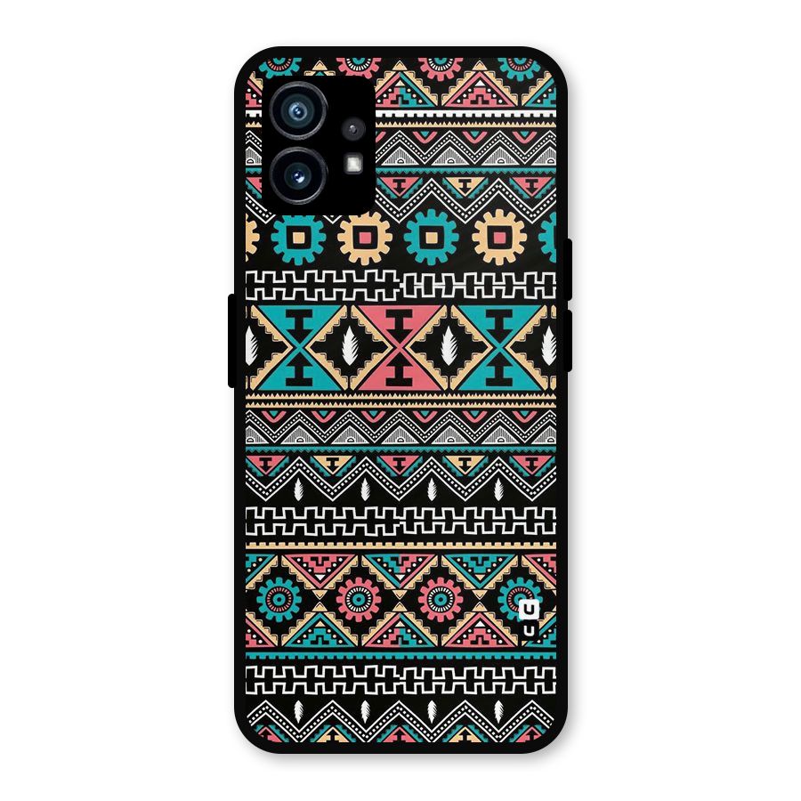 Aztec Beautiful Creativity Metal Back Case for Nothing Phone 1
