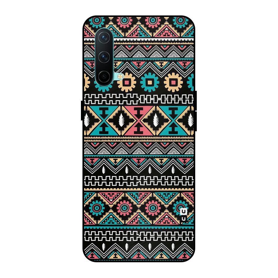 Aztec Beautiful Creativity Metal Back Case for OnePlus Nord CE 5G