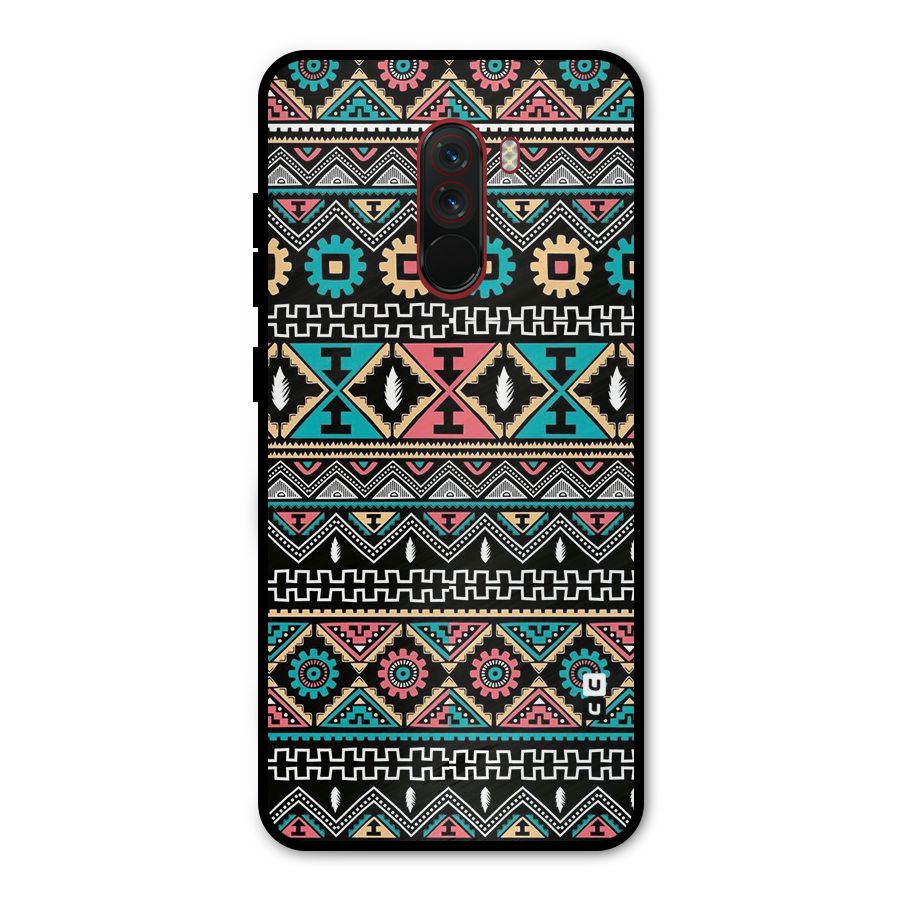 Aztec Beautiful Creativity Metal Back Case for Poco F1