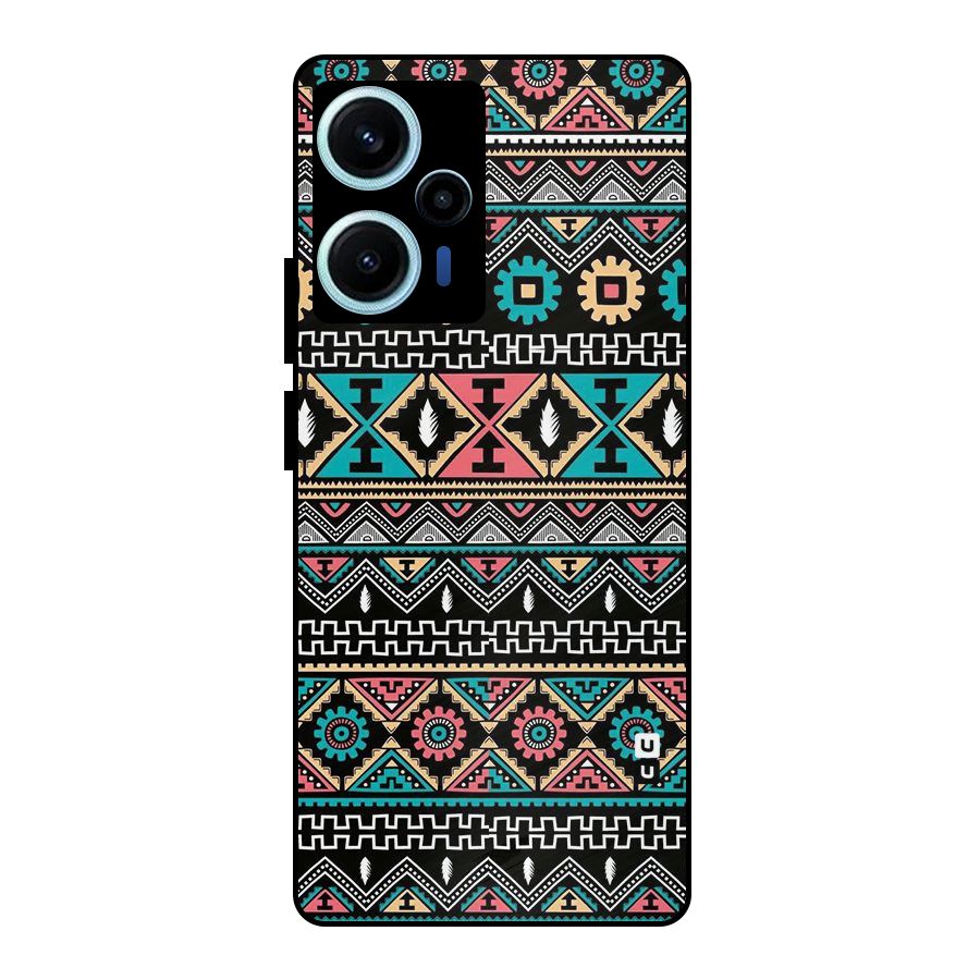 Aztec Beautiful Creativity Metal Back Case for Poco F5