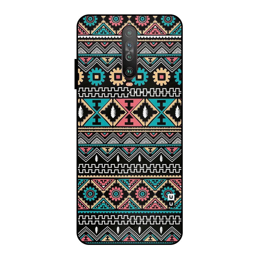 Aztec Beautiful Creativity Metal Back Case for Poco X2