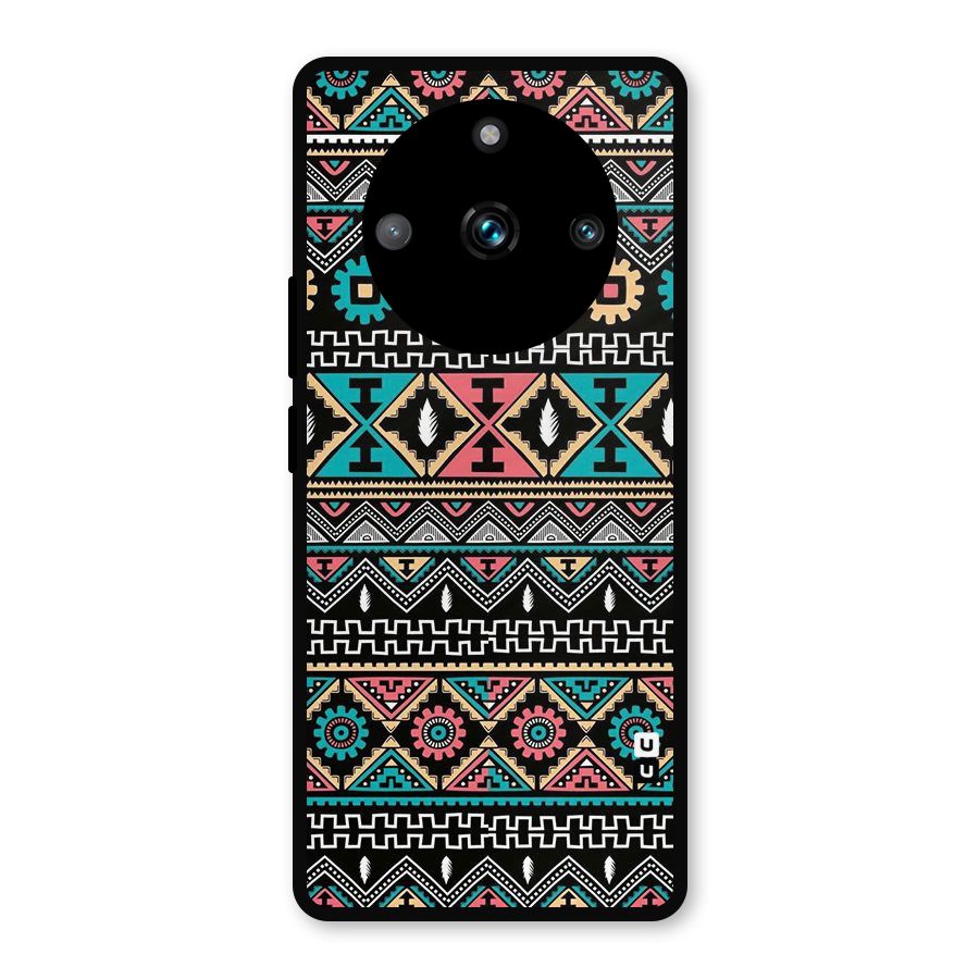 Aztec Beautiful Creativity Metal Back Case for Realme 11 Pro Plus