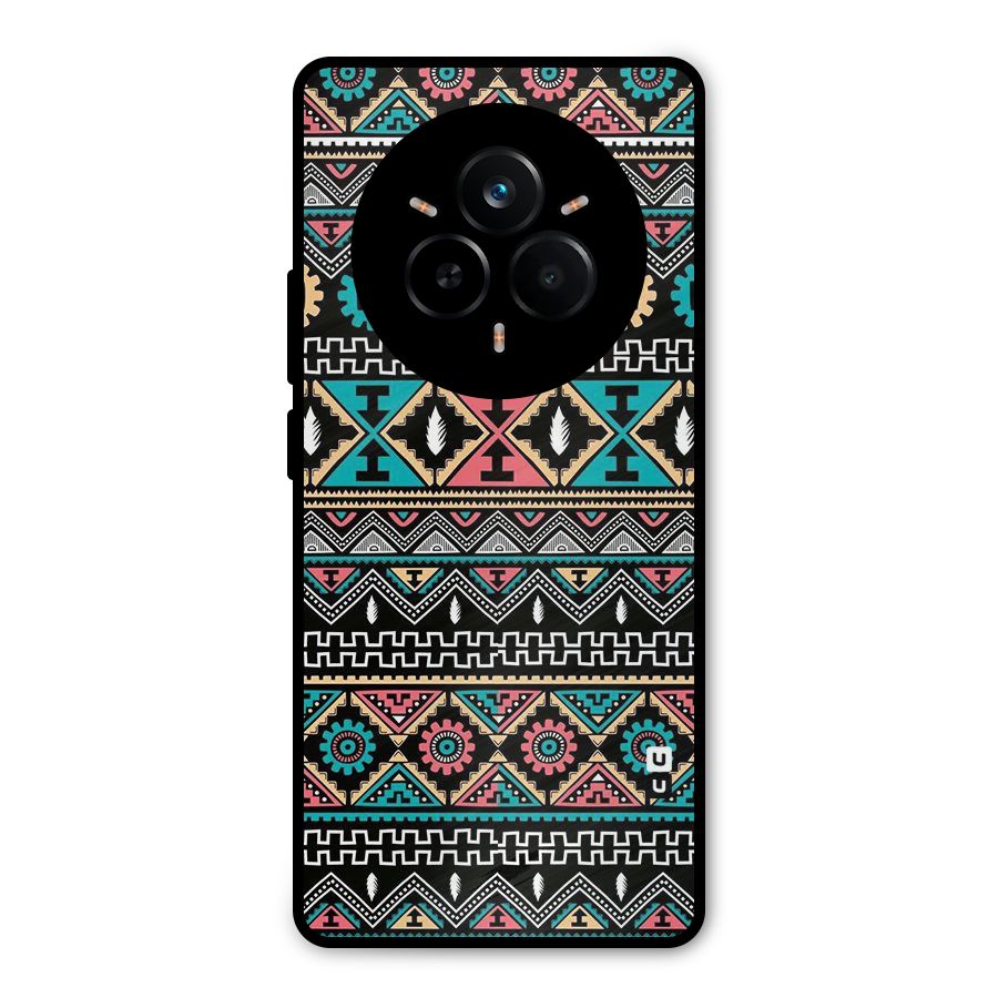 Aztec Beautiful Creativity Metal Back Case for Realme 14 Pro Plus