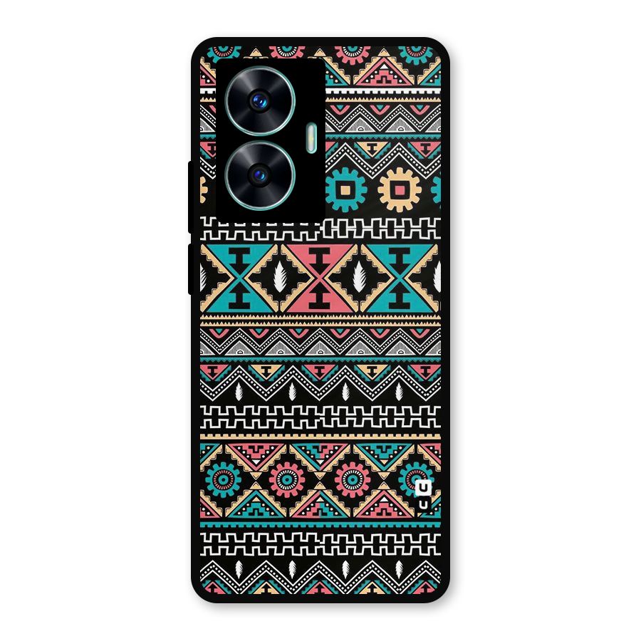 Aztec Beautiful Creativity Metal Back Case for Realme Narzo N55