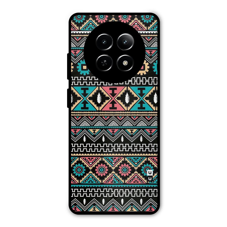 Aztec Beautiful Creativity Metal Back Case for Realme Narzo N65