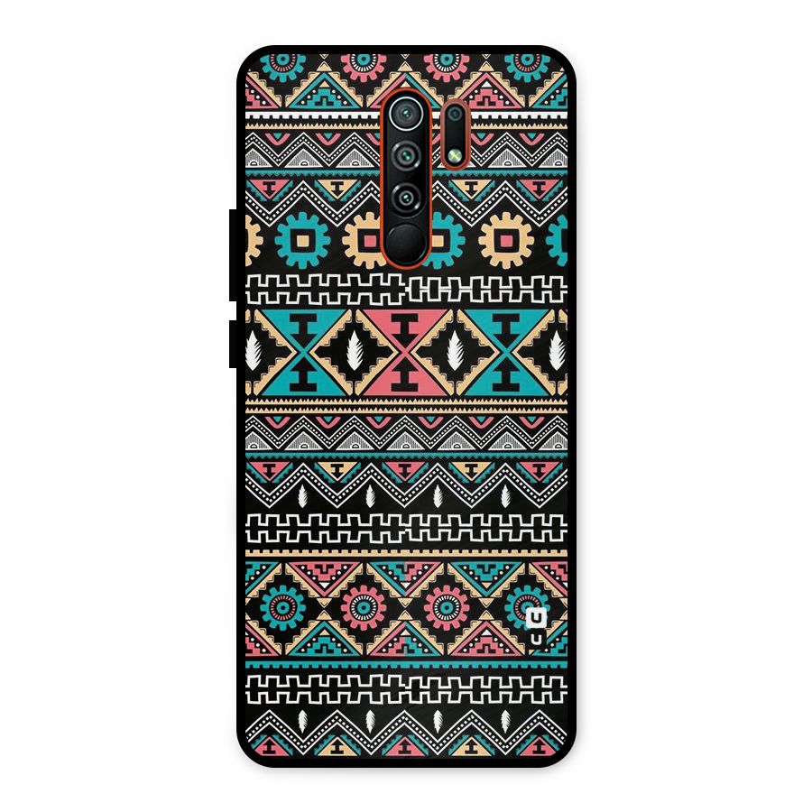 Aztec Beautiful Creativity Metal Back Case for Redmi 9 Prime